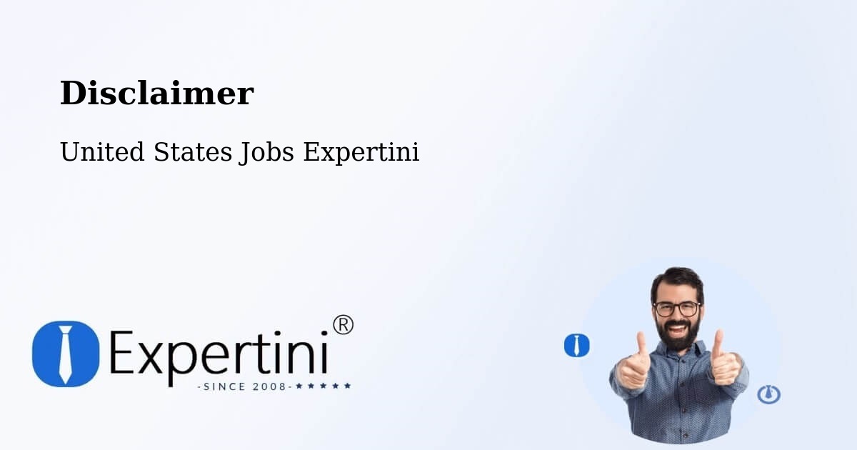 Disclaimer – Chaska - United States Jobs Expertini