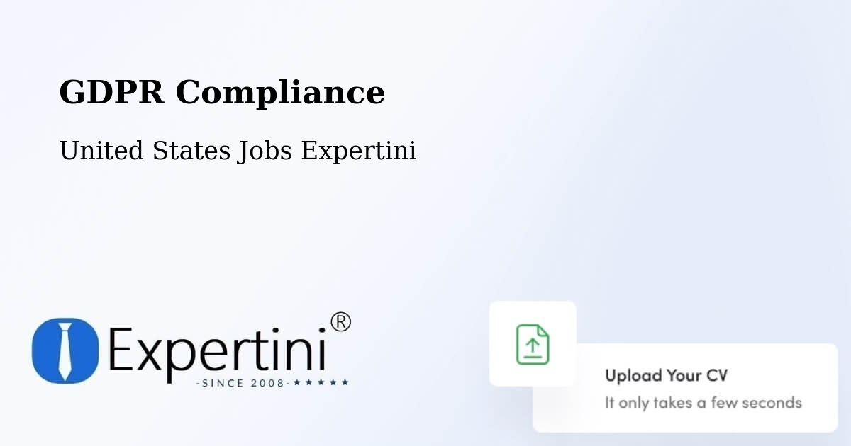 EU GDPR Compliance Statement – Chaska - United States Jobs Expertini